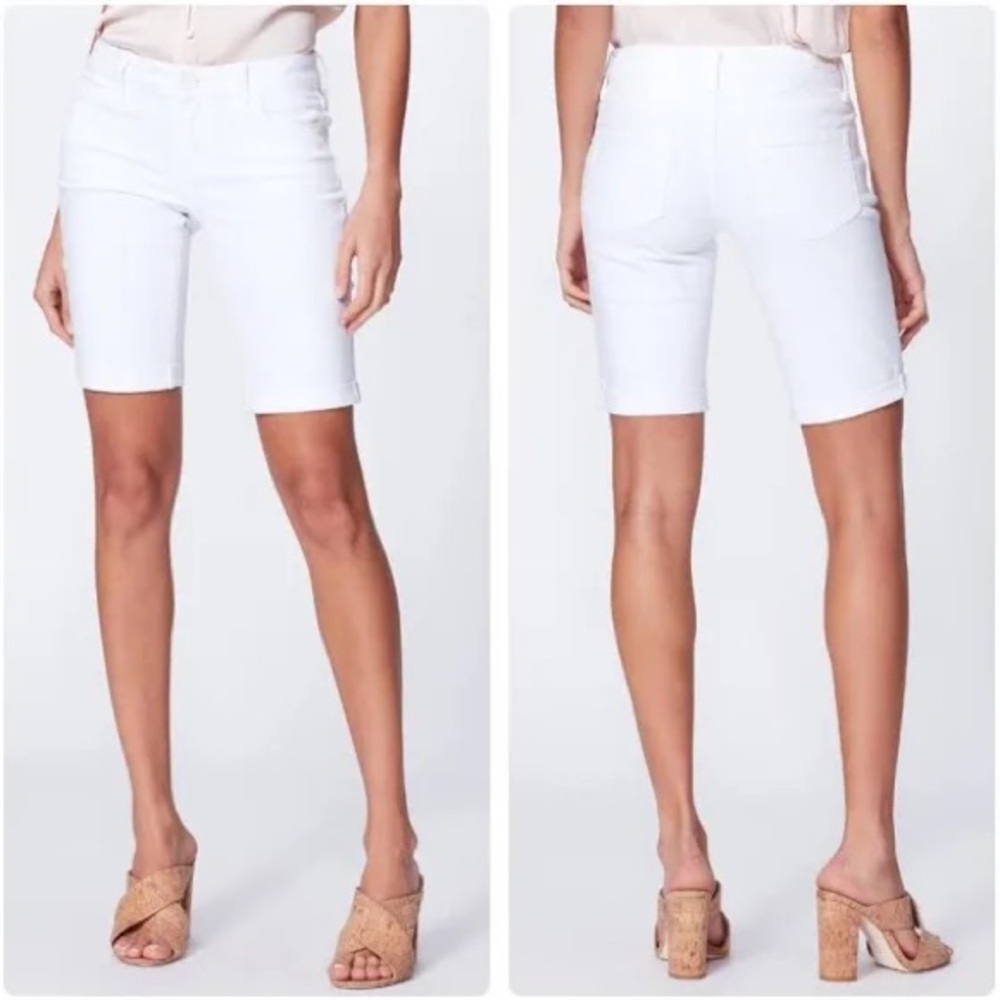 Paige White Jax Knee Shorts